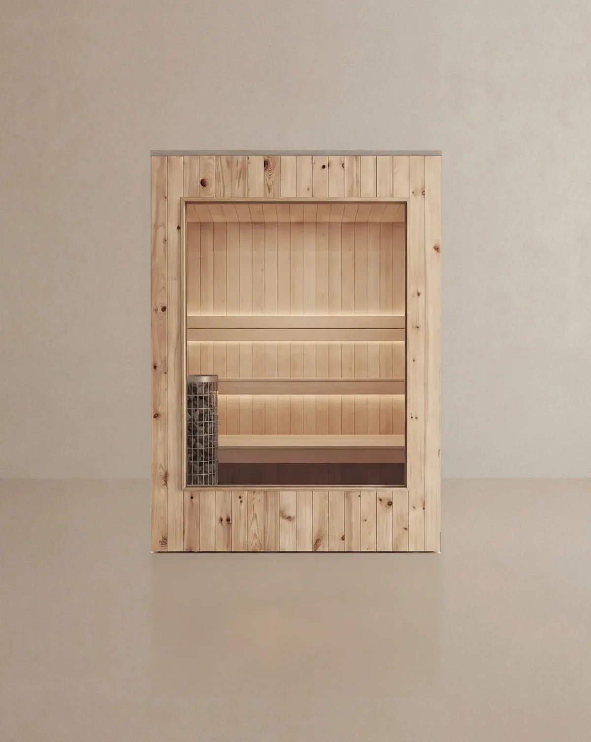 AMAIA sauna, studio render