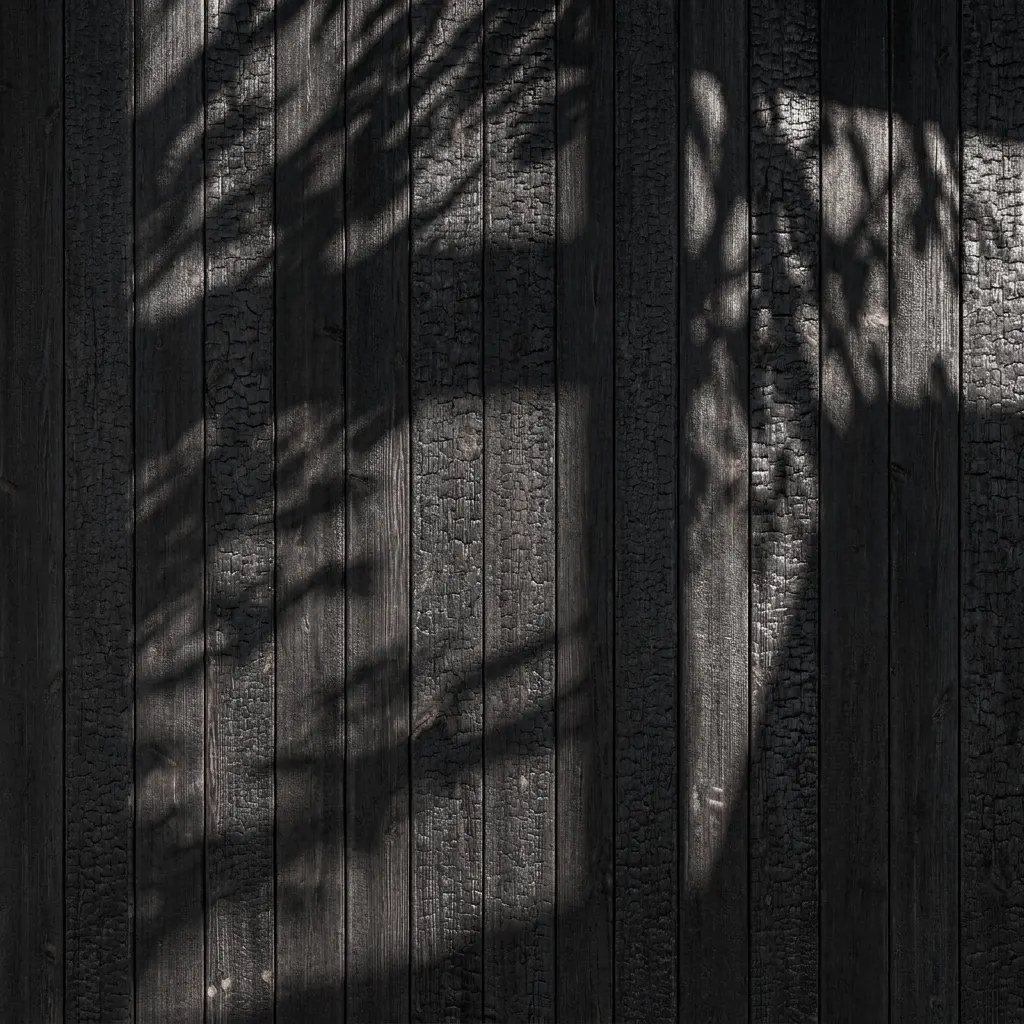 Close-up of the facade material — alternative 2